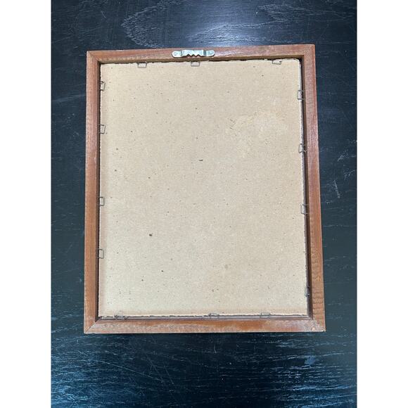 Vtg- Framed Black Lab Puppies- Duck Decoy Hunters Print Art- framed - Picture 3 of 6